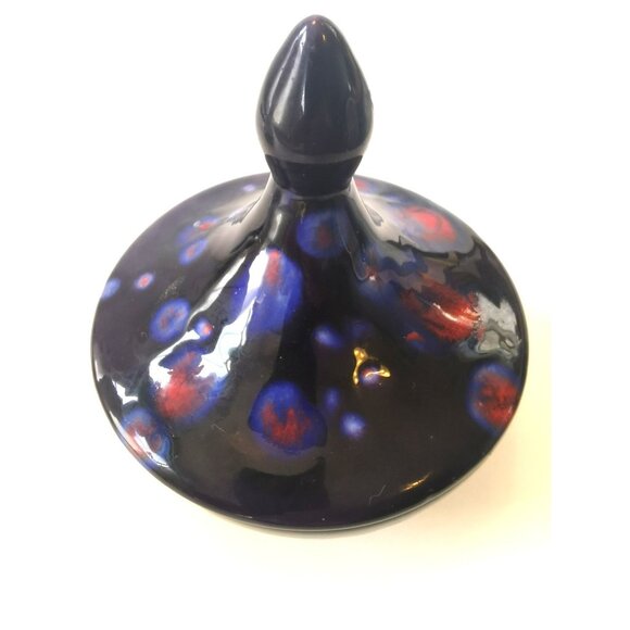 Treat Dispenser Hand Made 1975 Signed F.G. Ceramic - Picture 2 of 9